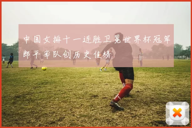 中国女排十一连胜卫冕世界杯冠军郎平率队创历史佳绩
