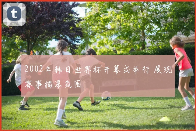 2002年韩日世界杯开幕式举行 展现赛事揭幕氛围